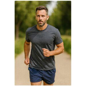 Birddogs Shorts Mens Medium Blue Quick Dry Lined Zipper Pocket Athletic Running